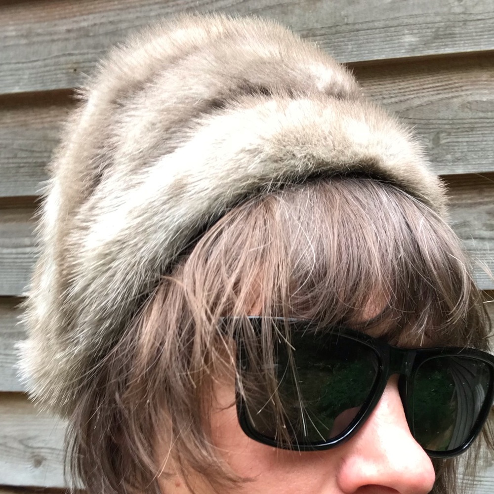 *LUX VINTAGE* Mink hat